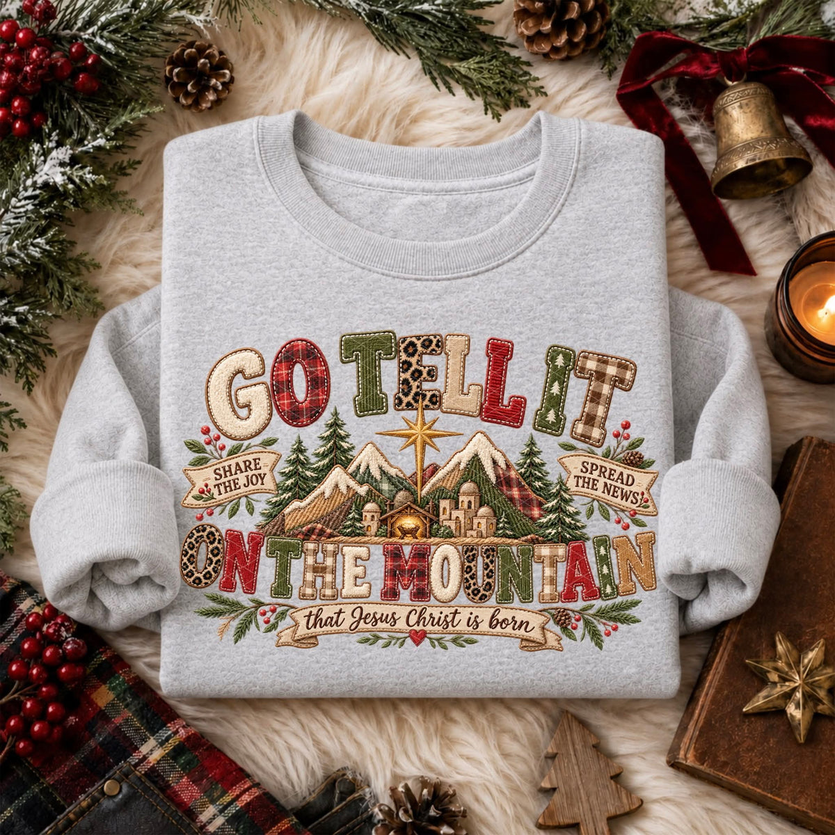 Go tell it on the mountain faux Tuesday Deal DTF