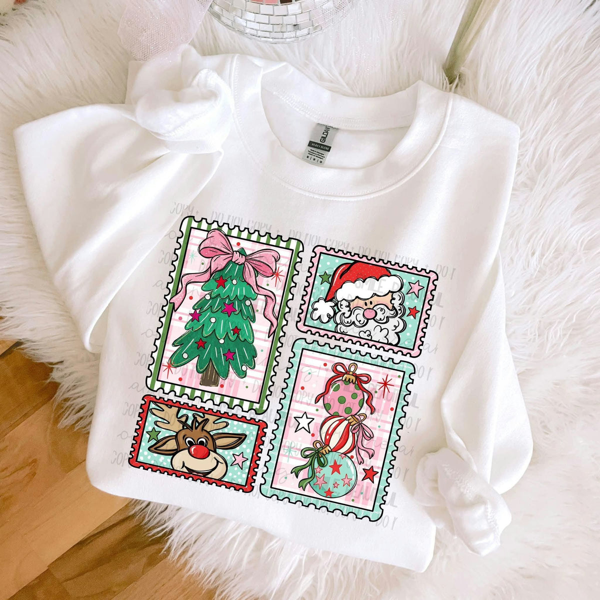 Christmas stamps (Carter) DTF Transfer