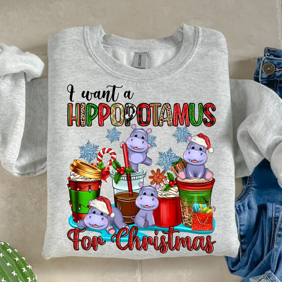I want a Hippopotamus-38645-DTF transfer