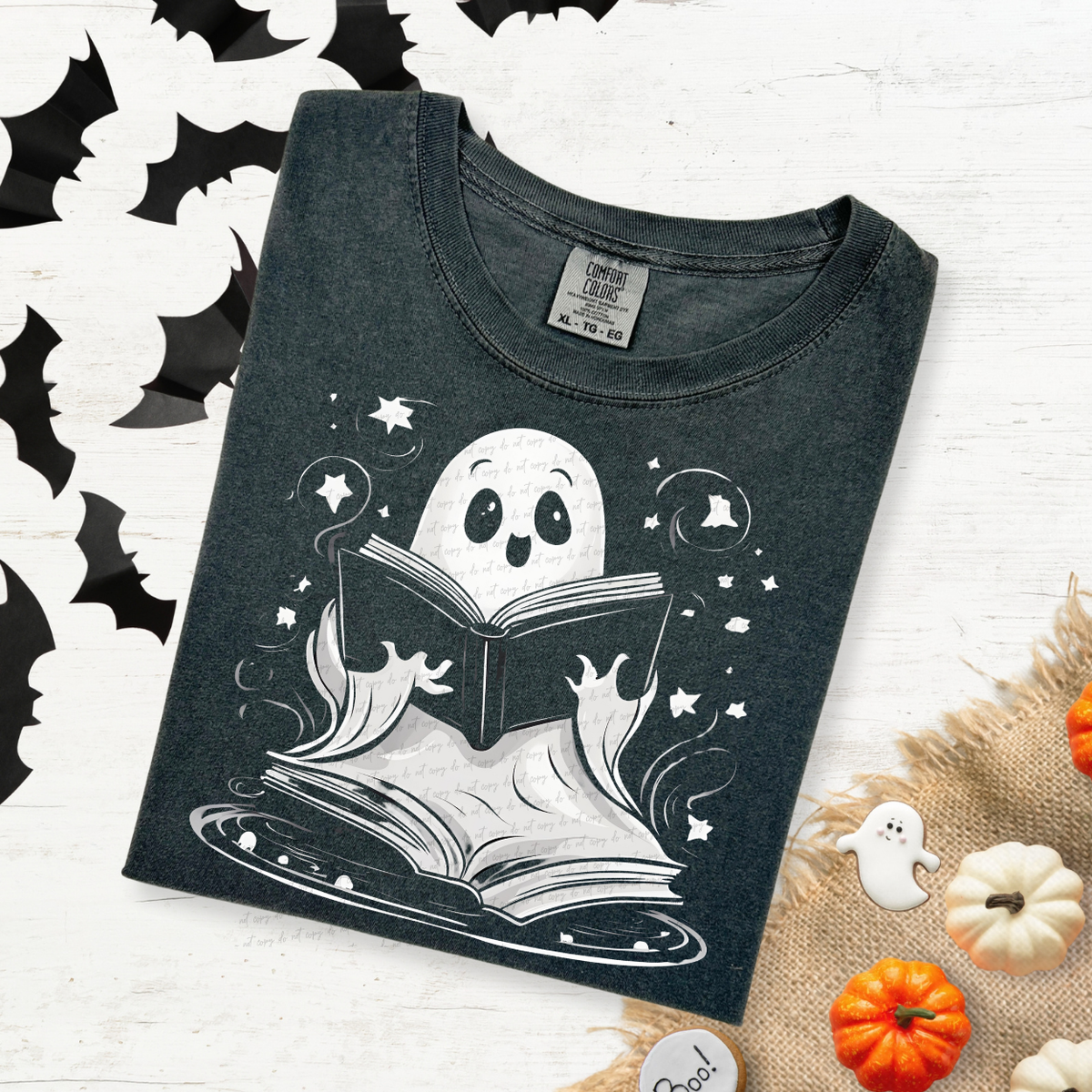 Ghost Reading DTF Transfer