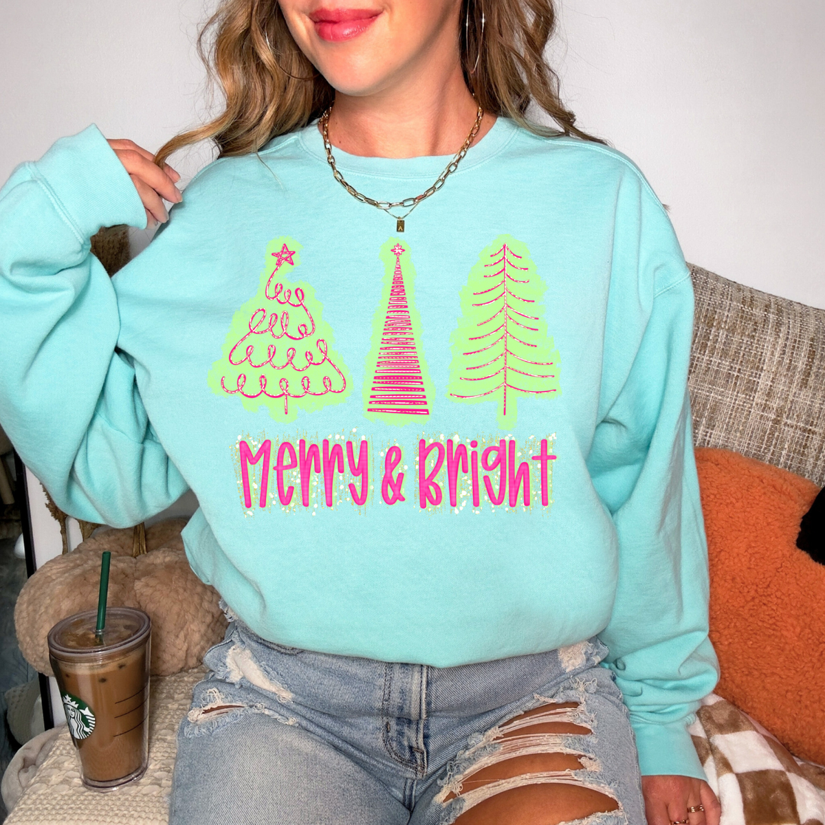 Merry & Bright DTF Transfer