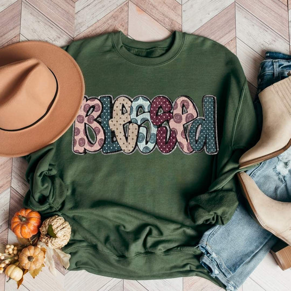 Blessed polka dots 53712 DTF transfer