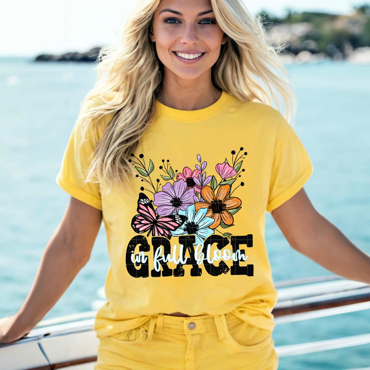 Grace in full bloom Sunday Special DTF transfer
