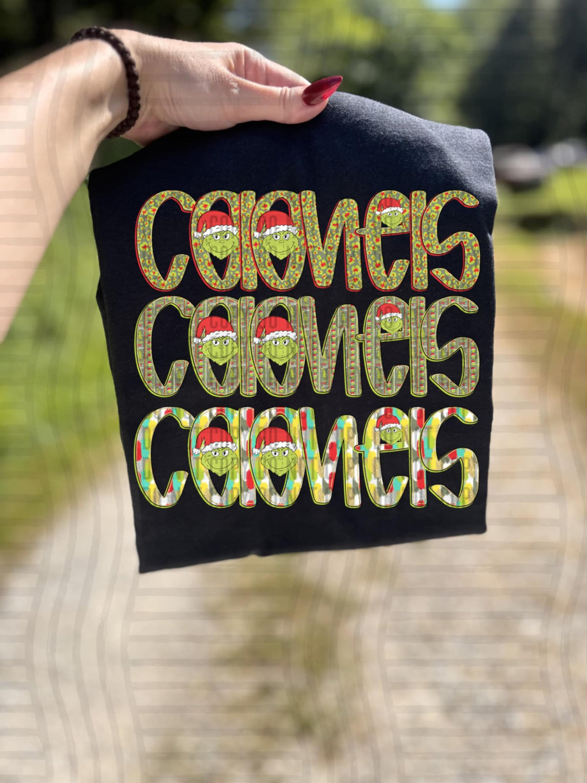 Coloners green guy mascot (caplinger) DTF transfer