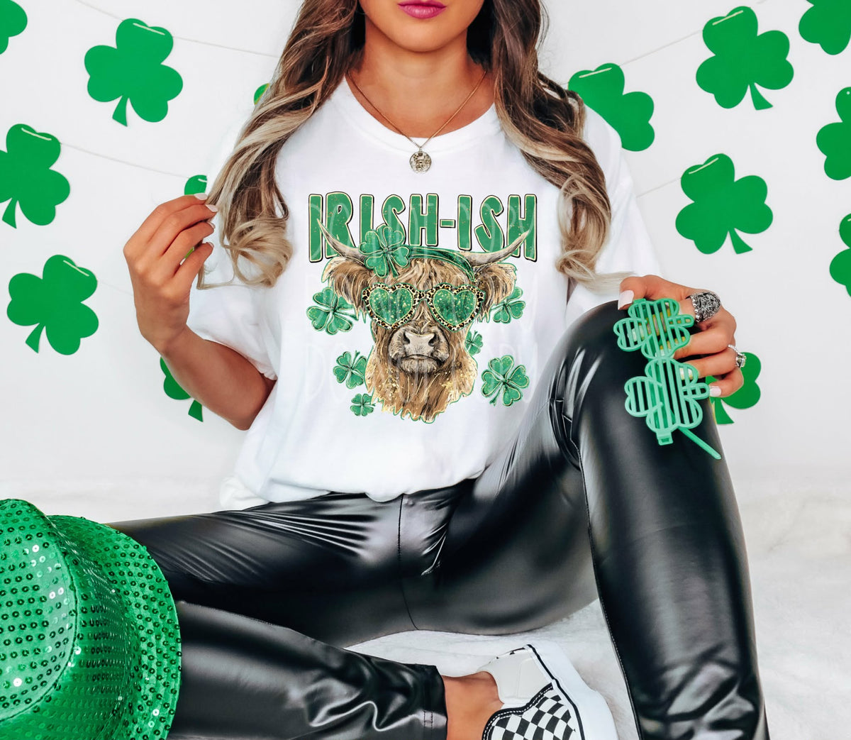 Irish-ish cow (C’s) DTF transfer
