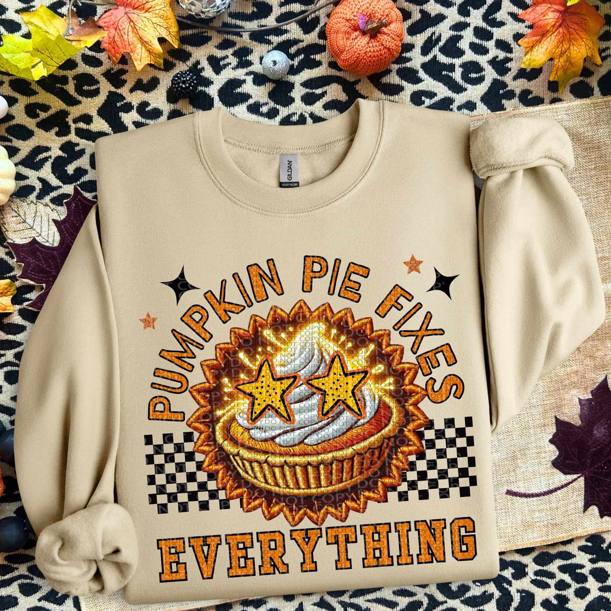 Pumpkin pie fixes everything (HW) 60075 DTF transfer