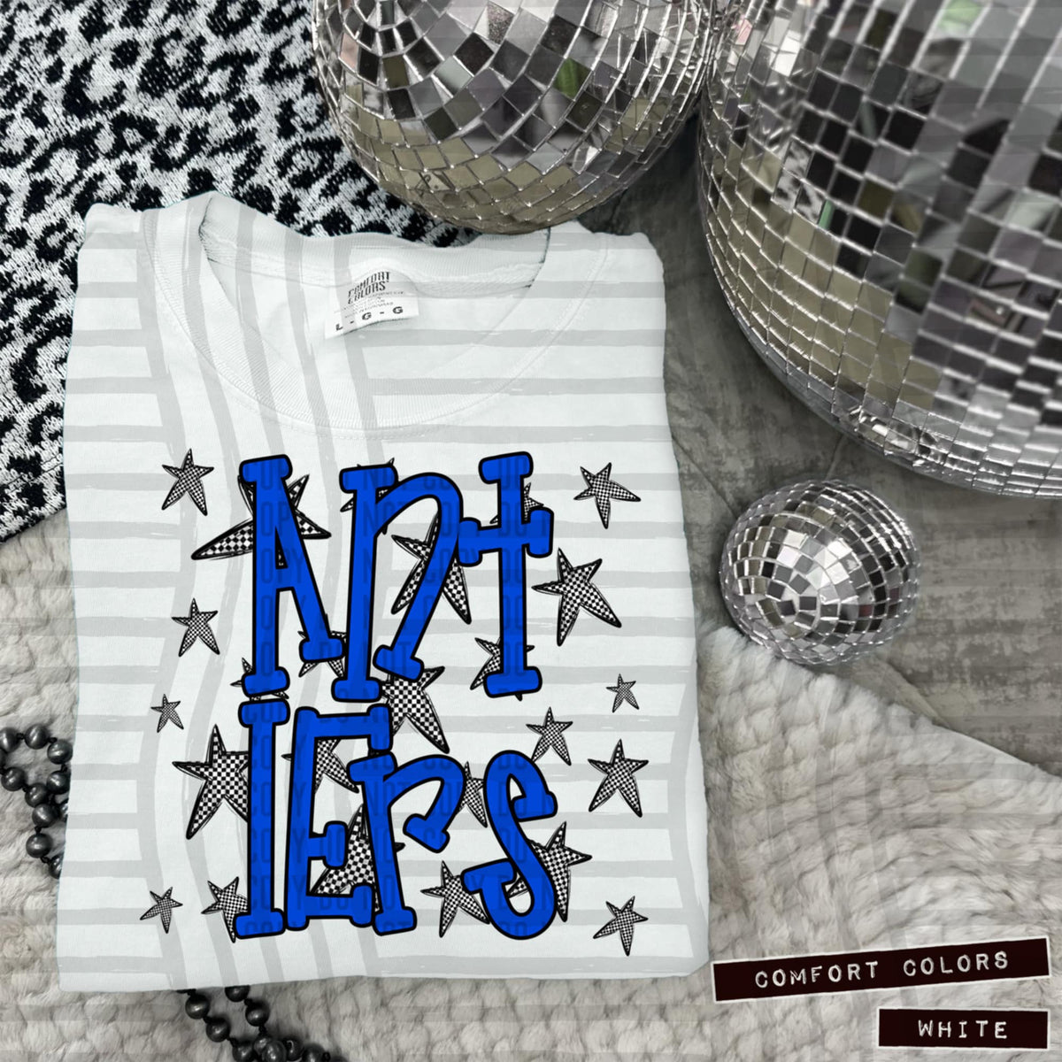 Blue Staggered Mascots (Caplinger)