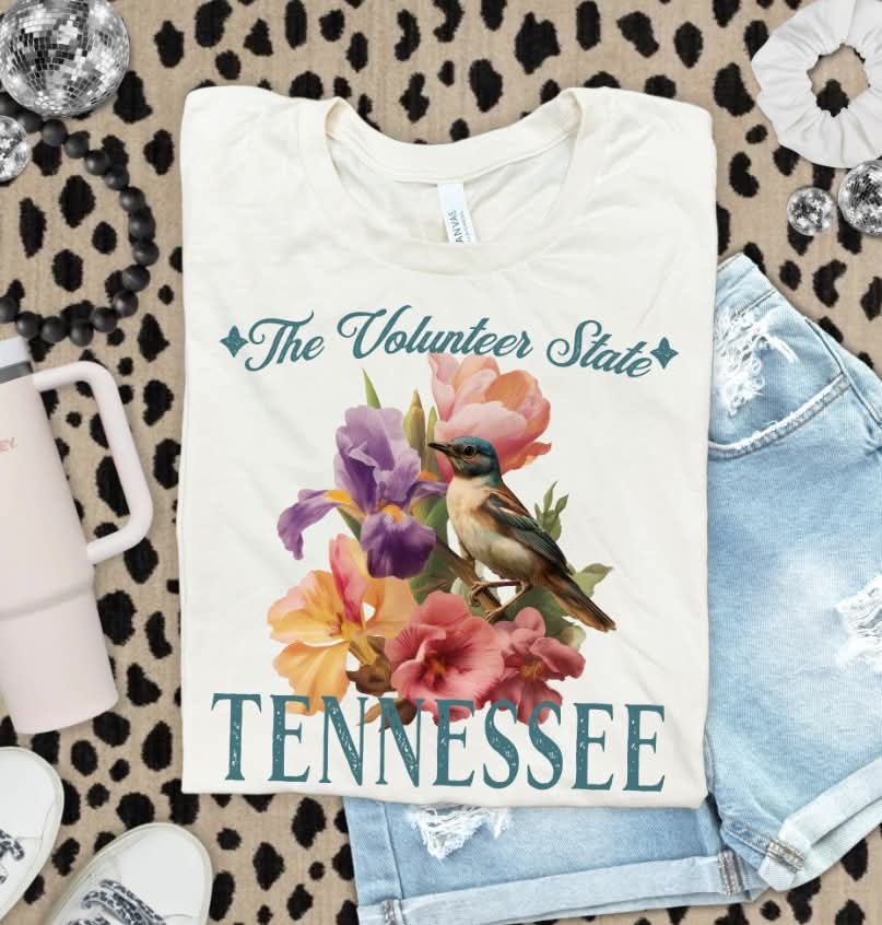 Tennessee flowers (s&g) DTF Transfer