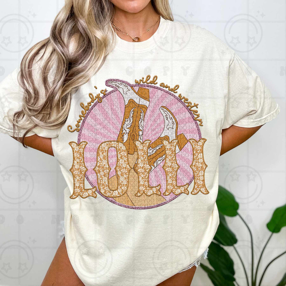Somebody’s wild & western lolli (HW) 84538 DTF transfer