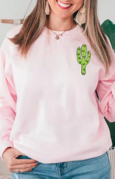 Stuck on you cactus pocket (s&g) DTF transfer
