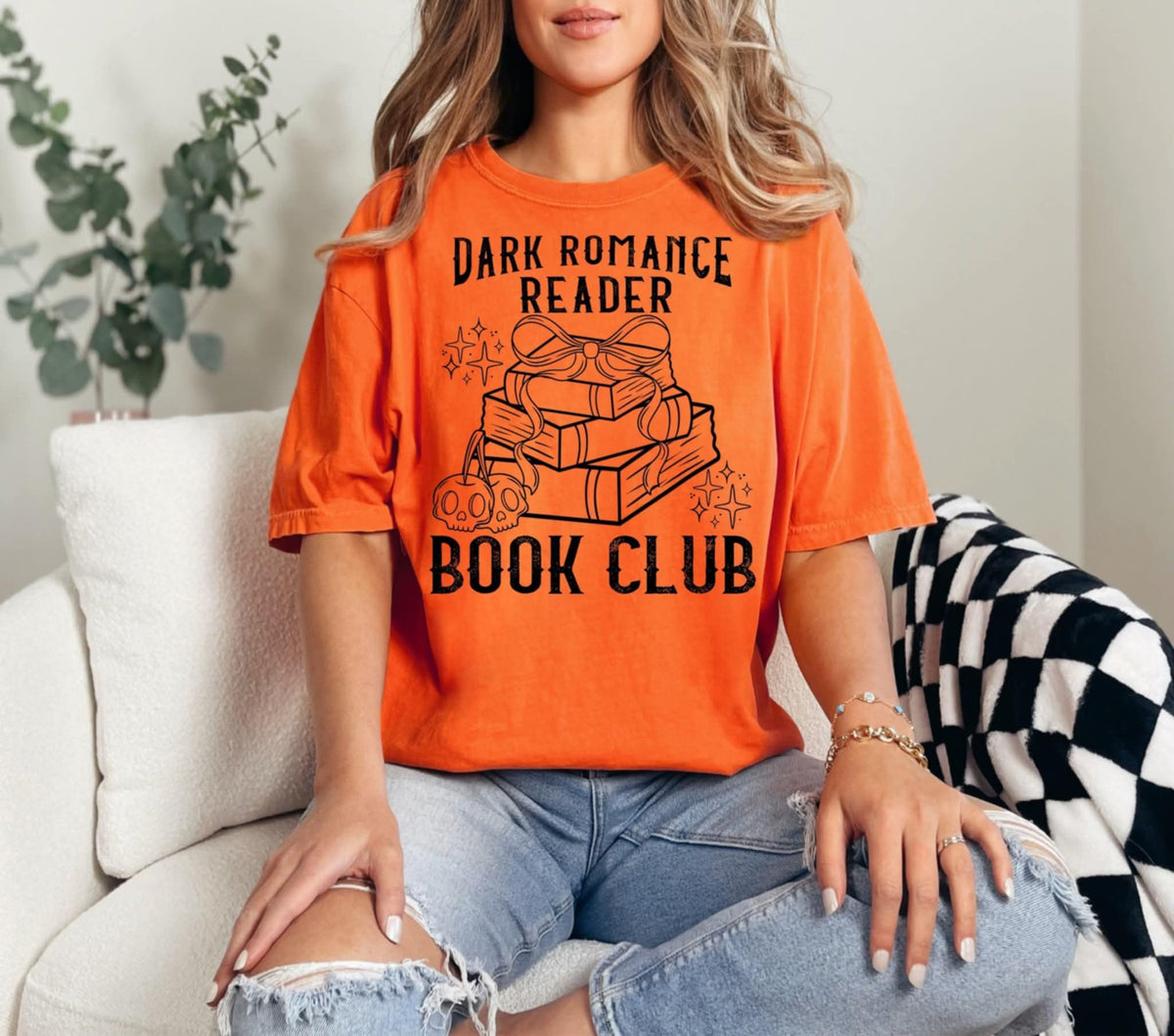 Dark romance reader book club BLACK (Linda) 107846 DTF transfer