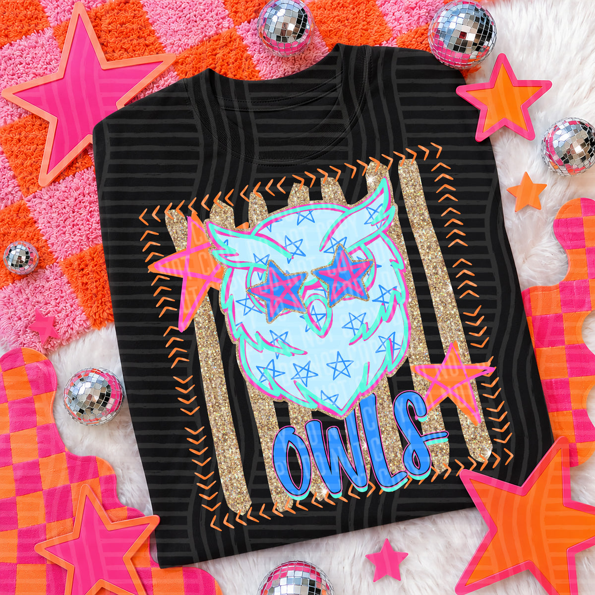 owls candy pop (caplinger) DTF transfer