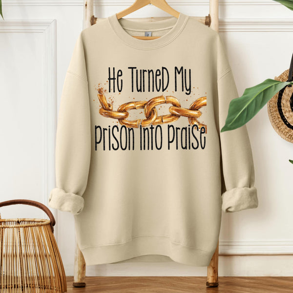 He turned my prison into praise (SDD) 107822 DTF transfer