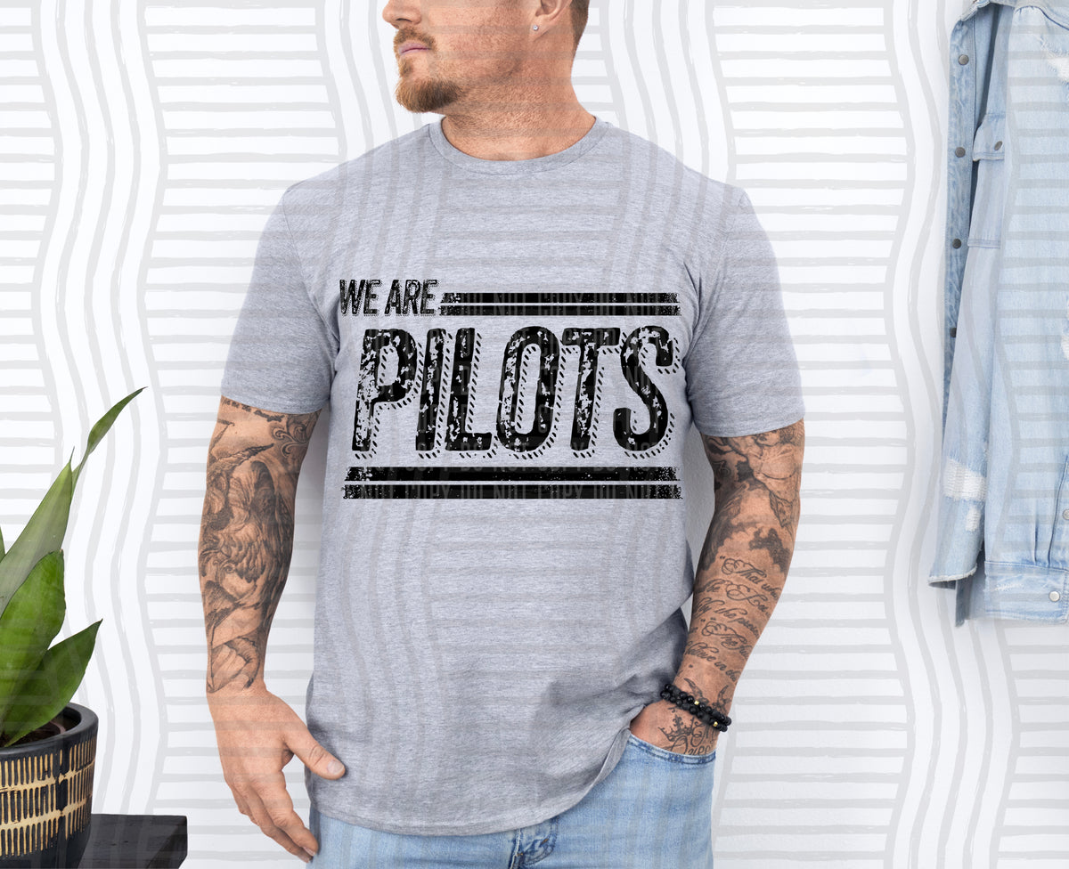 We Are Pilots Game Day Grit (Caplinger) DTF transfer
