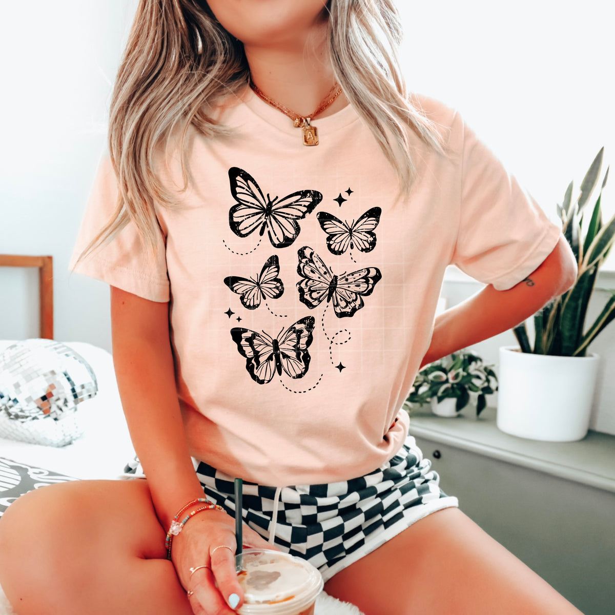 Butterflies (Black) CSC DTF Transfer