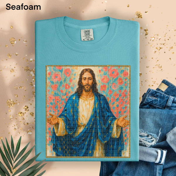 Jesus portrait 97858 DTF transfer