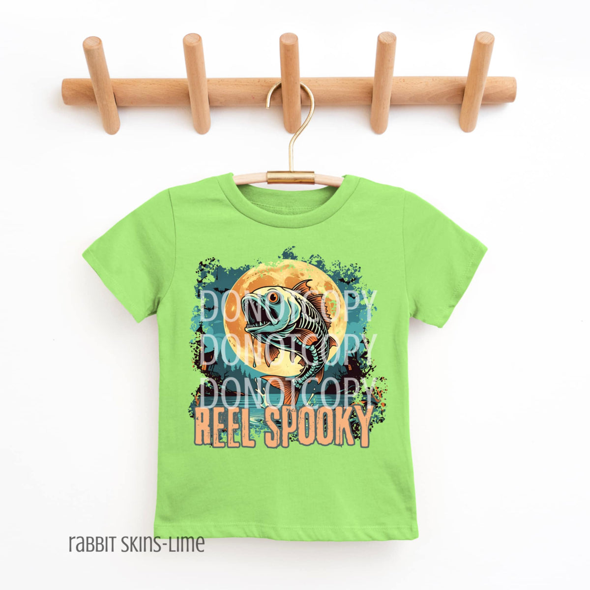 Reel Spooky Fish CSG DTF transfer