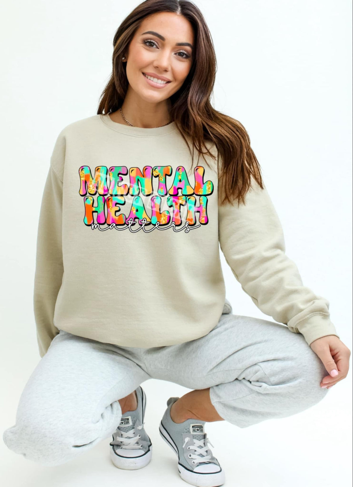 Mental health matters colorful 96627 DTF transfer
