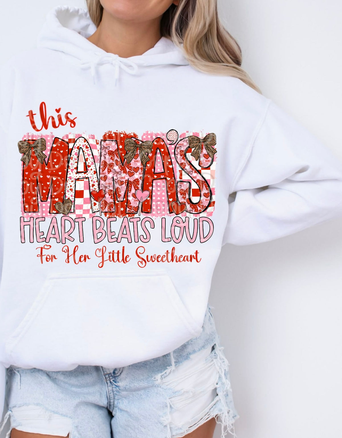 This Mama’s heart beats loud (VIRGO) DTF transfer
