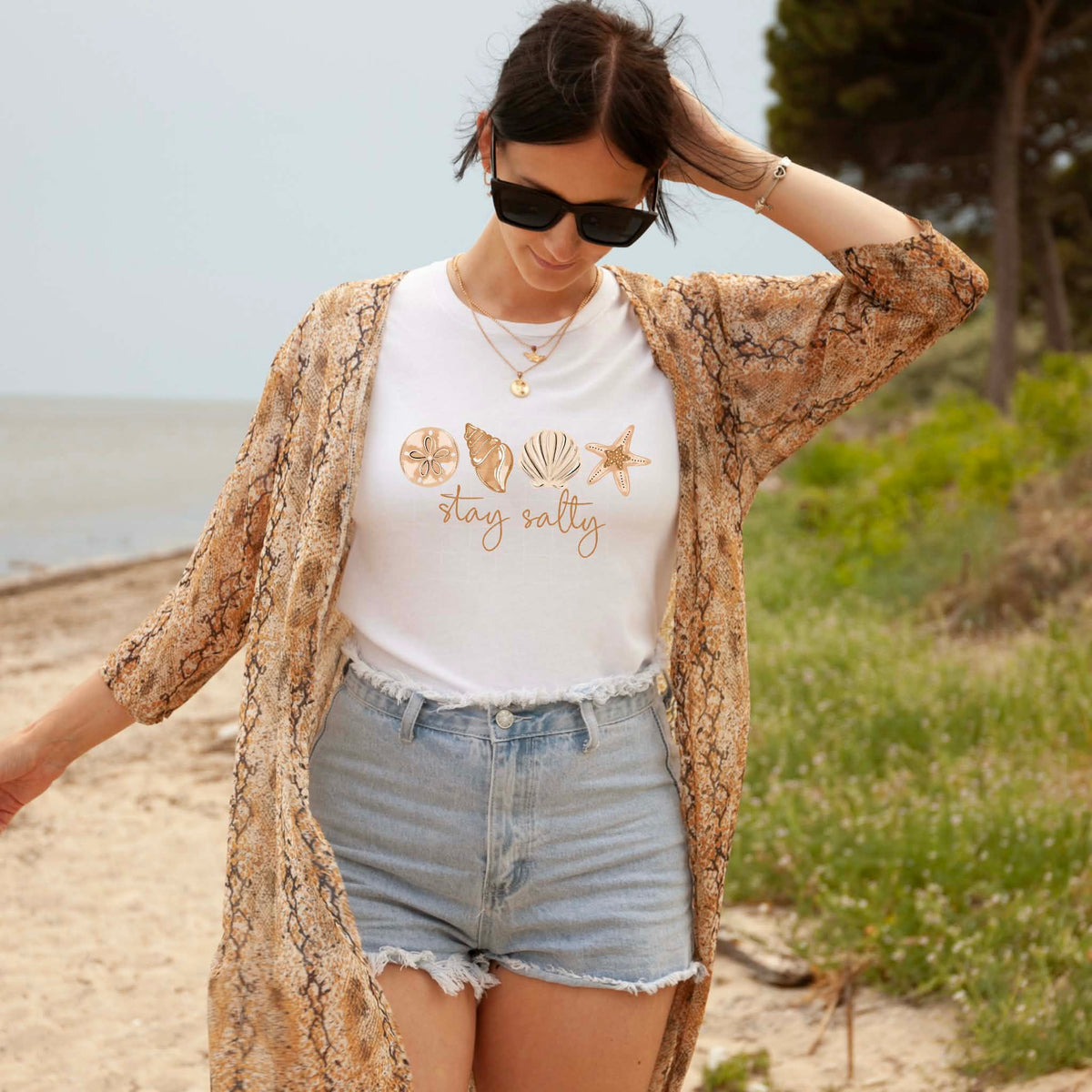 Stay salty shells (CSC) Sunday Special DTF transfer