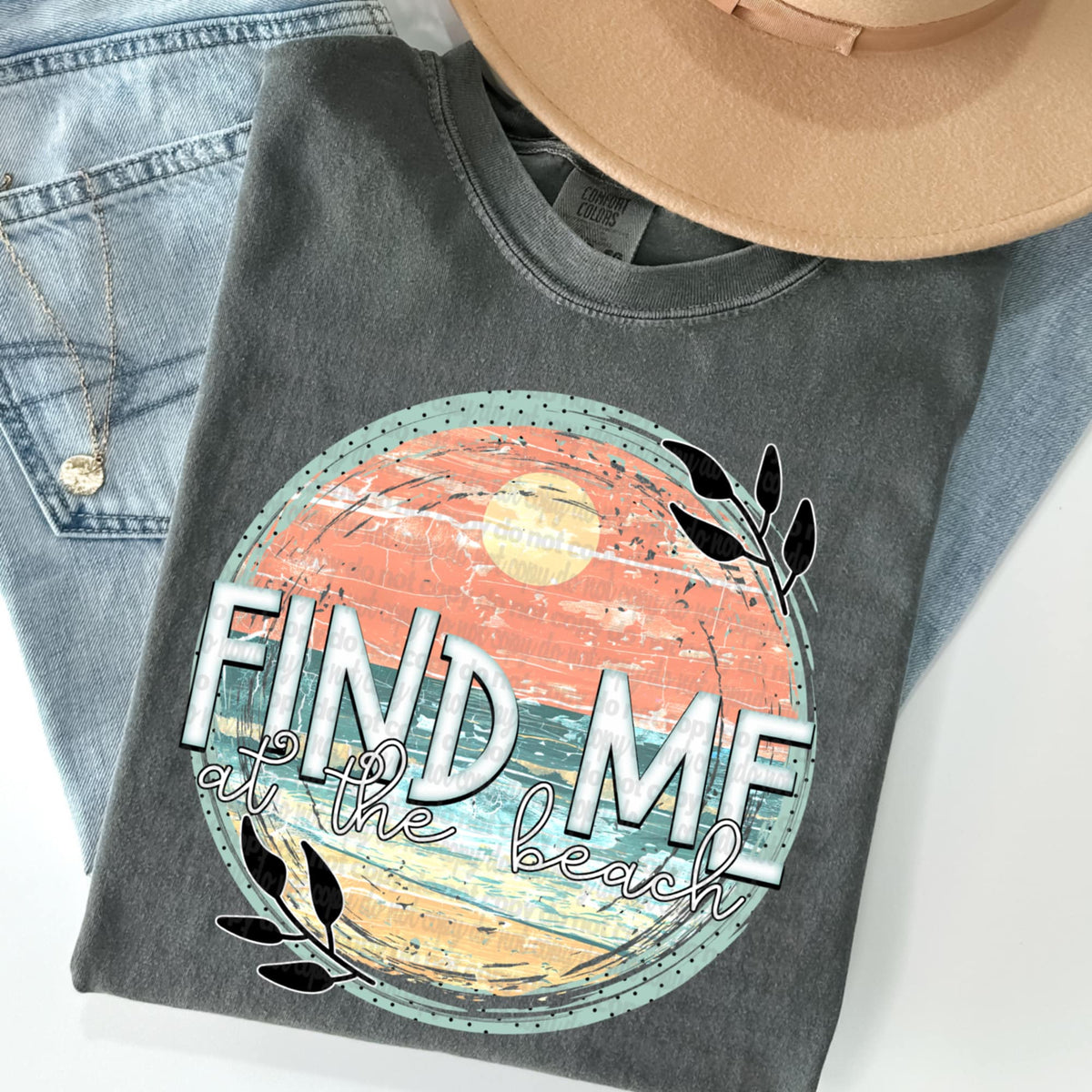 Find me at the beach (TTD) 96199 DTF transfer