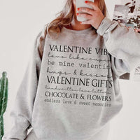 Valentine sayings BLACK 73866 DTF transfer