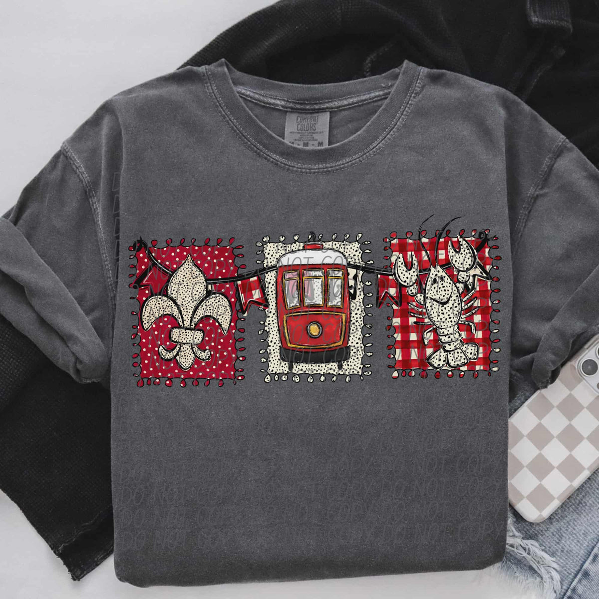 Bourdon street frames no words (city) DTF Transfer