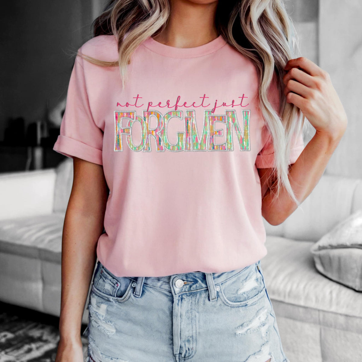 Not perfect just forgiven (SDD) 97692 DTF transfer