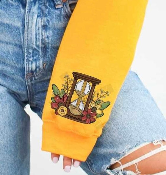 Trust in gods timing sleeve 82695 DTF transfer