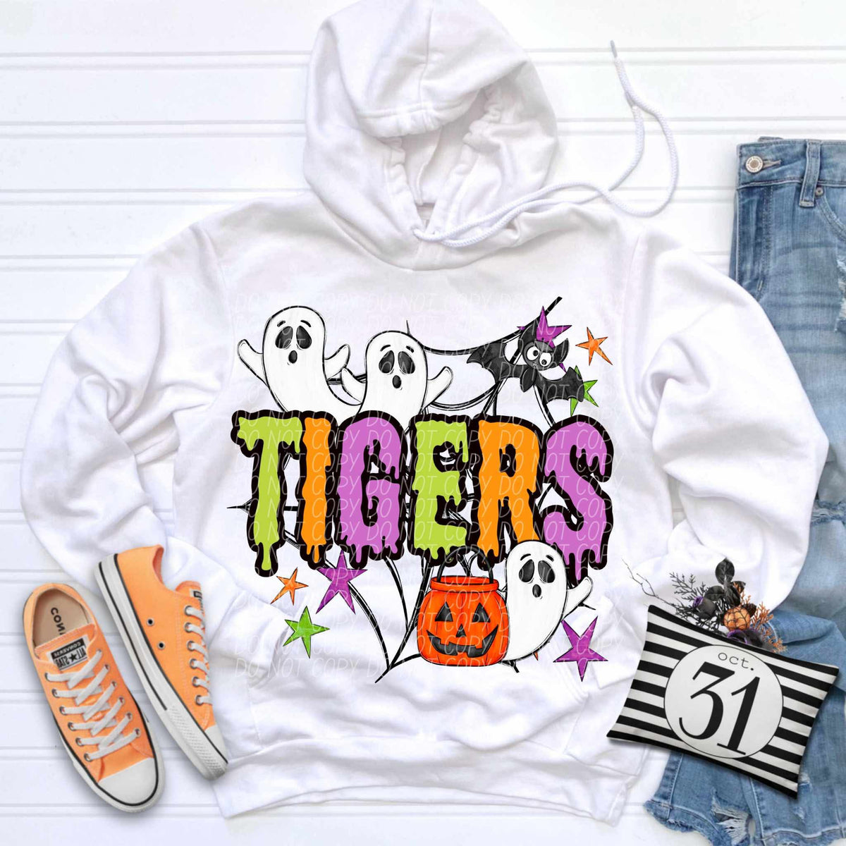 Tigers Halloween (City) DTF transfer