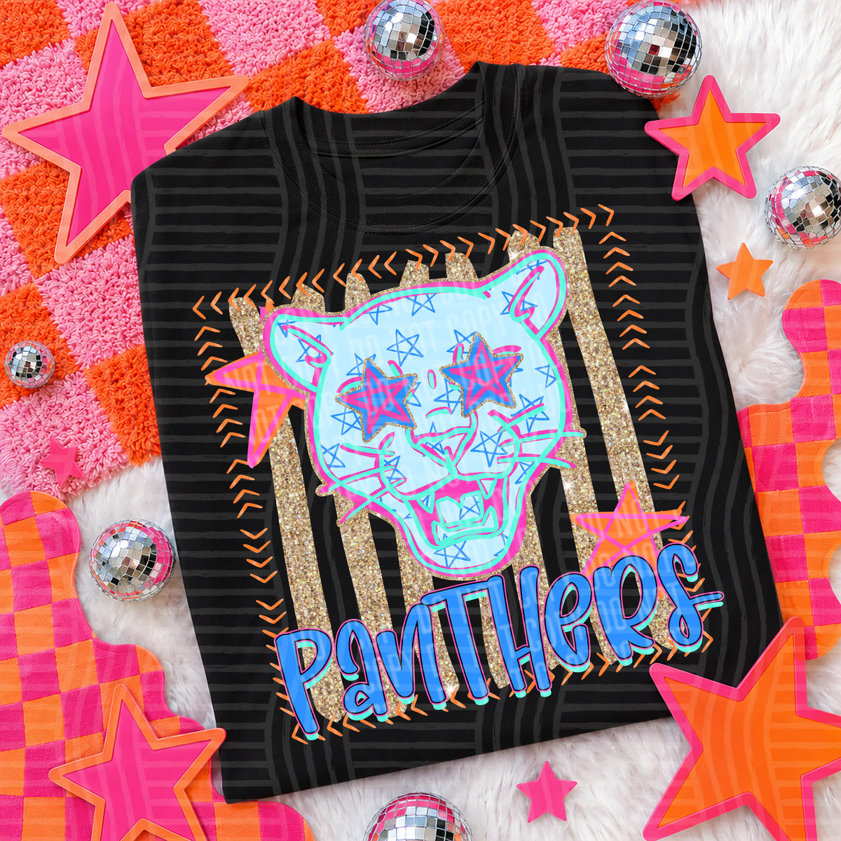 panthers1 candy pop (caplinger) DTF transfer