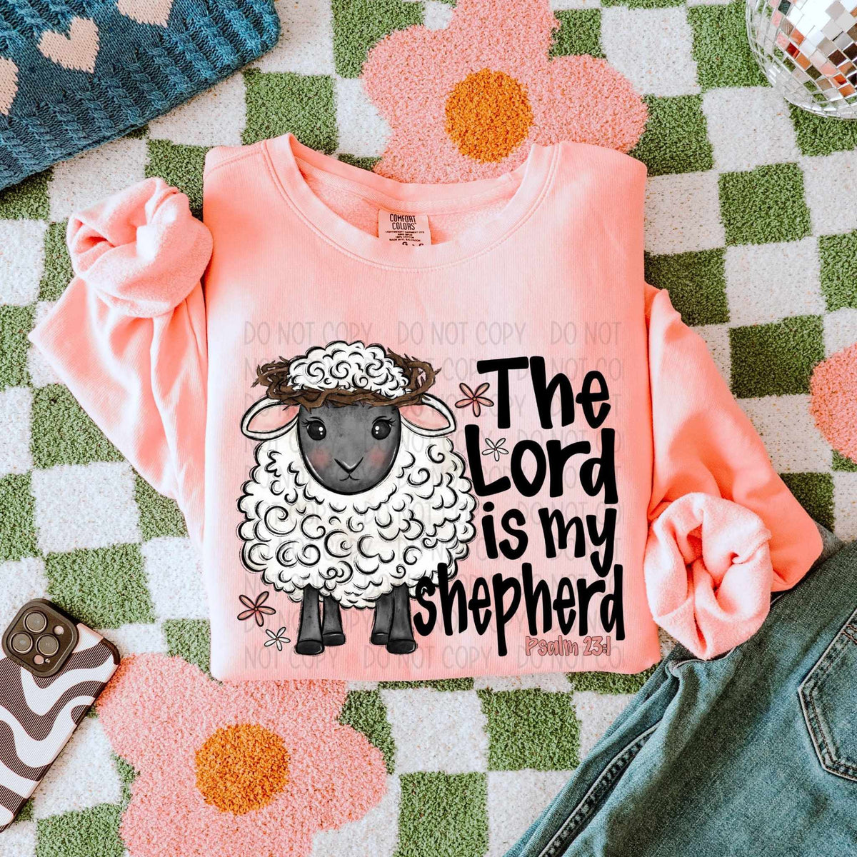 The lord is my shepherd (SWD) 82671 DTF transfer