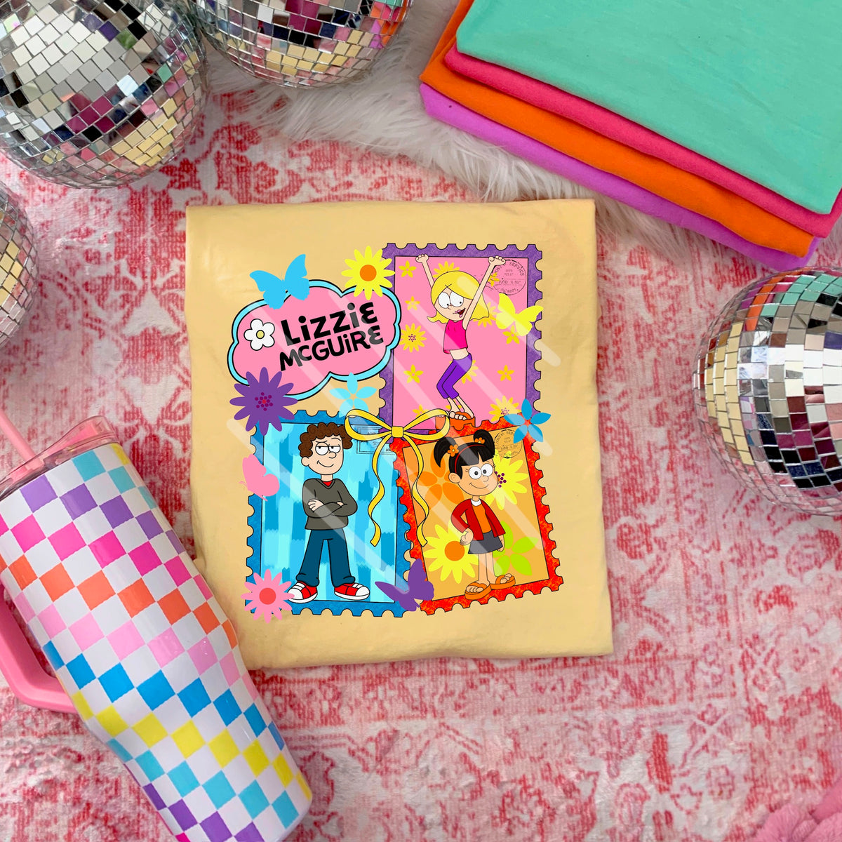 Lizzie Collage Stamps 110552 DTF transfer