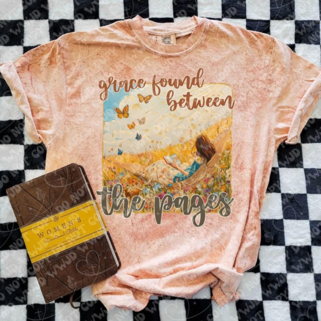 Grace found between the pages (Vehement) 107270 DTF transfer