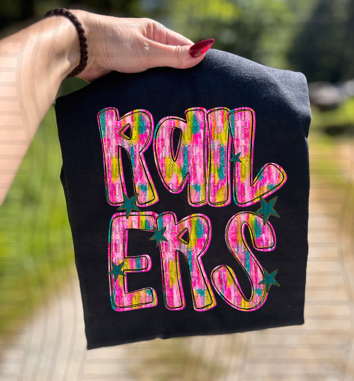 Railers Pink Brushstroke (Caplinger) DTF Transfers