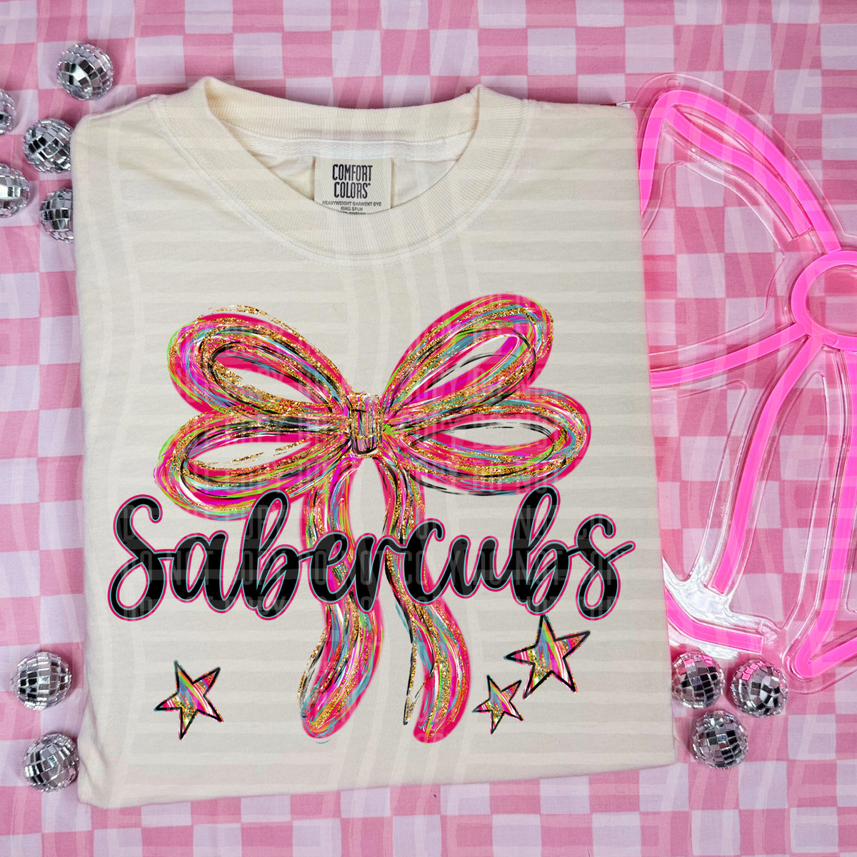 Sabercubs Whimsical Bow (caplinger) DTF transfer