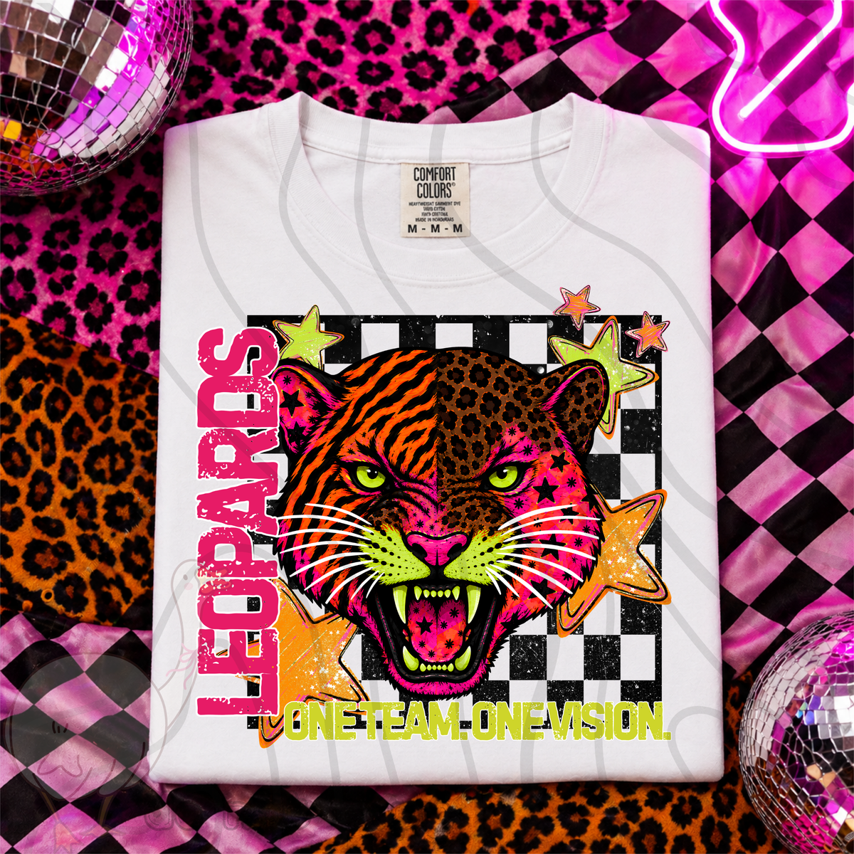 leopards 96 one team one vision (dkdbk) DTF transfer