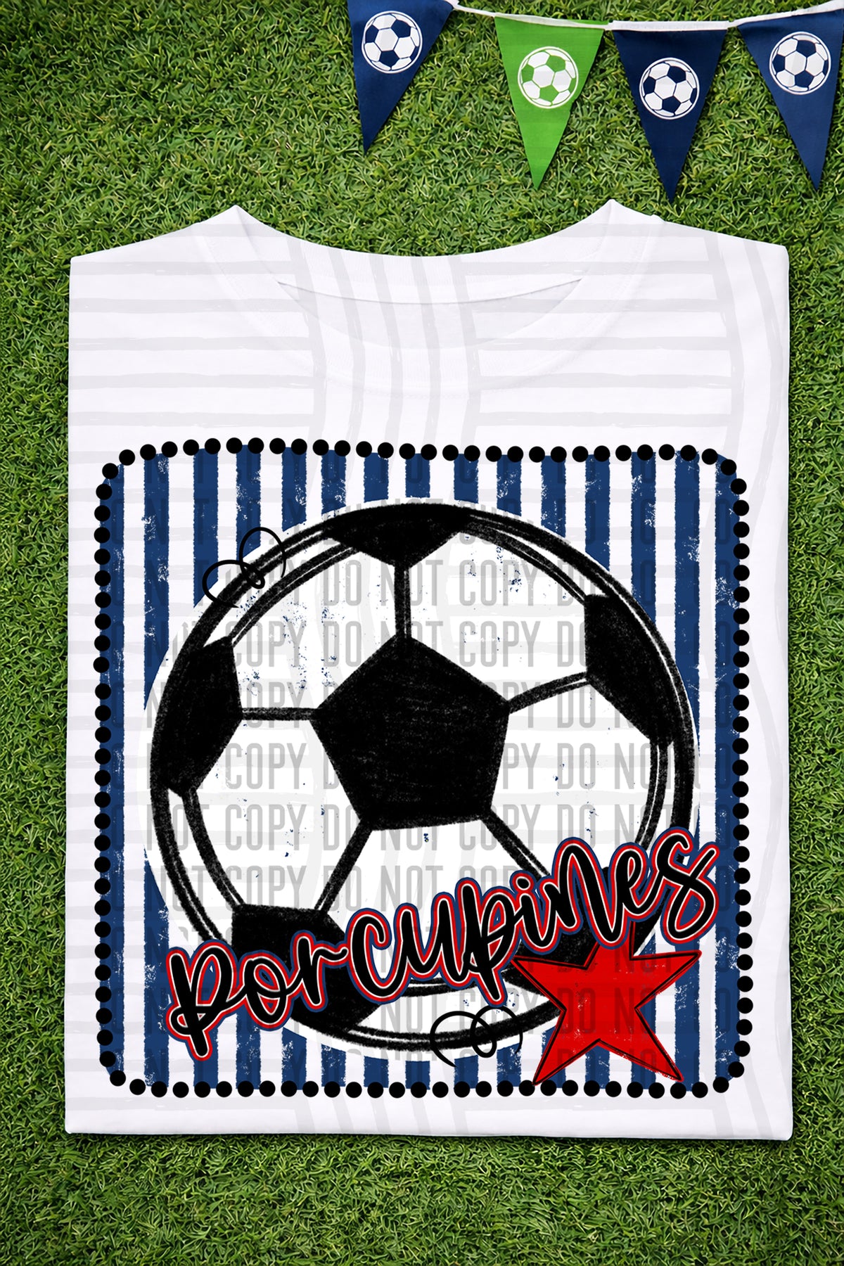 Porcupines RWB Framed (Caplinger) DTF transfer