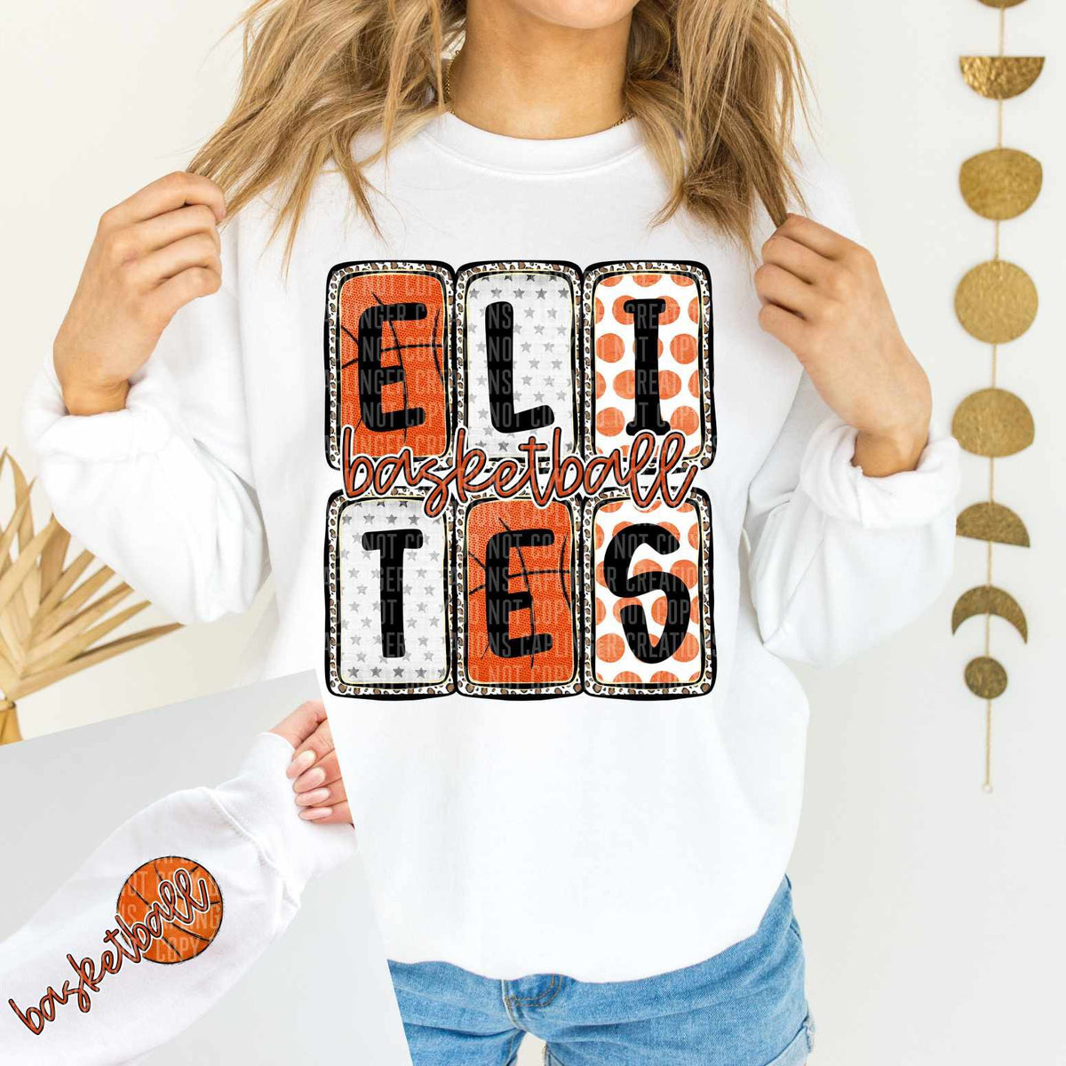 Elites Basketball FRONT (Caplinger) 82841 DTF transfer