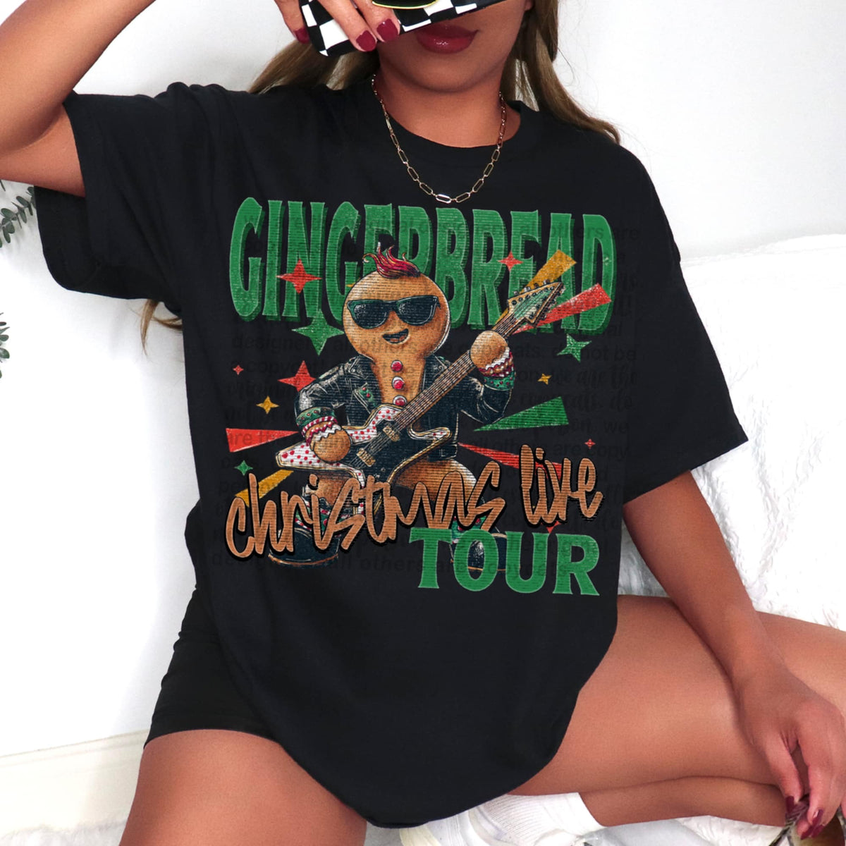 Gingerbread World Tour front (TTD) DTF Transfer