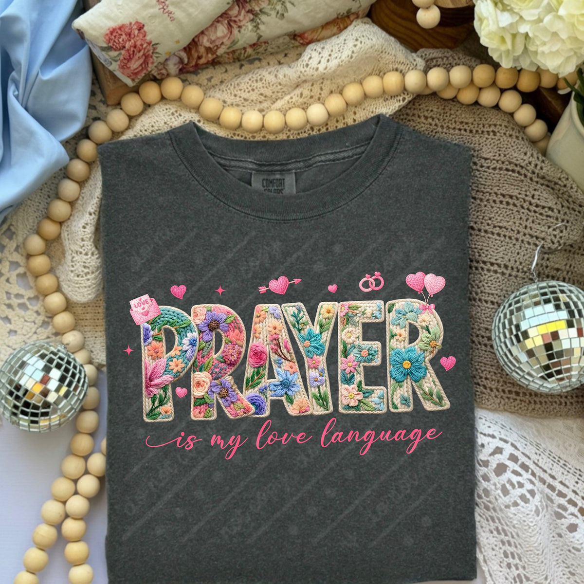 Prayer is my love language DTF Transfer