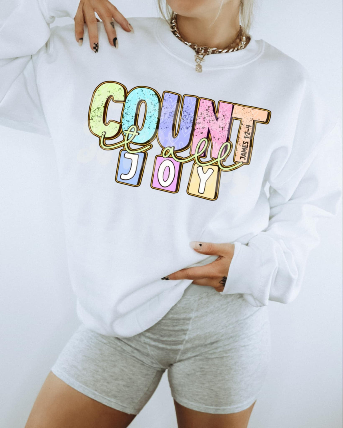 Count it all joy 85805 DTF transfer