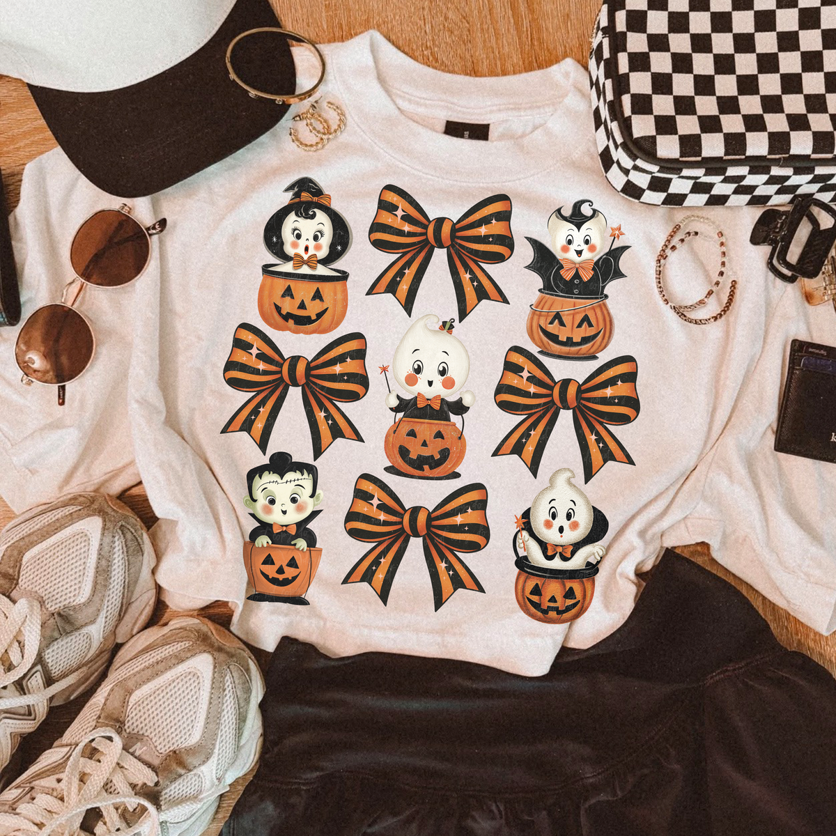 Halloween bucket collage (Emd) DTF Transfer