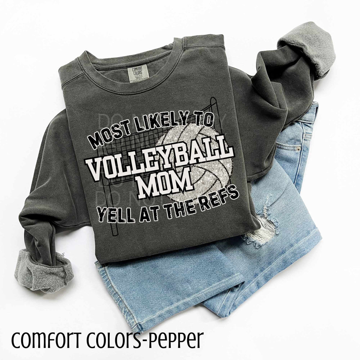 Most likely to volleyball mom (CSG) 84214 DTF transfer
