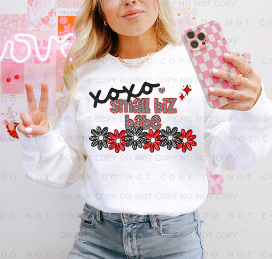 Xoxo small biz babe (caplinger) 77532 DTF transfer