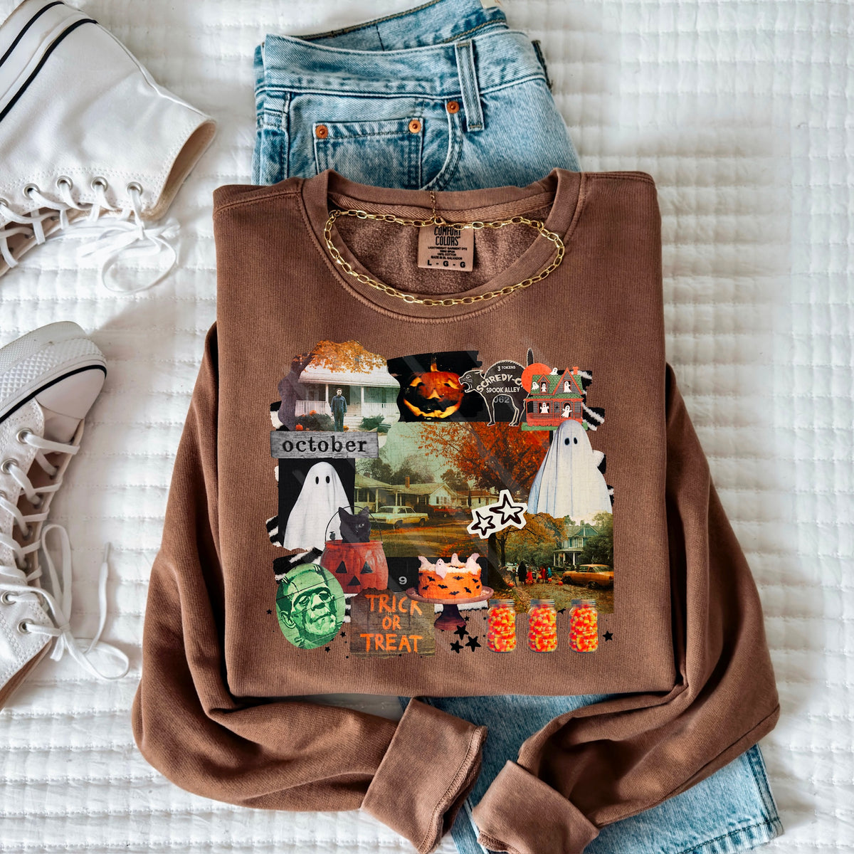 October Collage 114149 DTF transfer