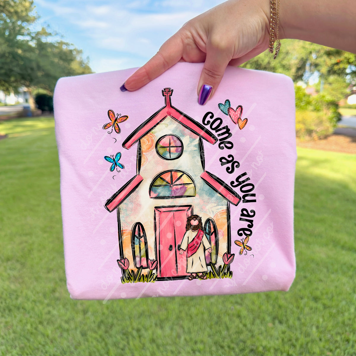 Come as you are church DTF Transfer