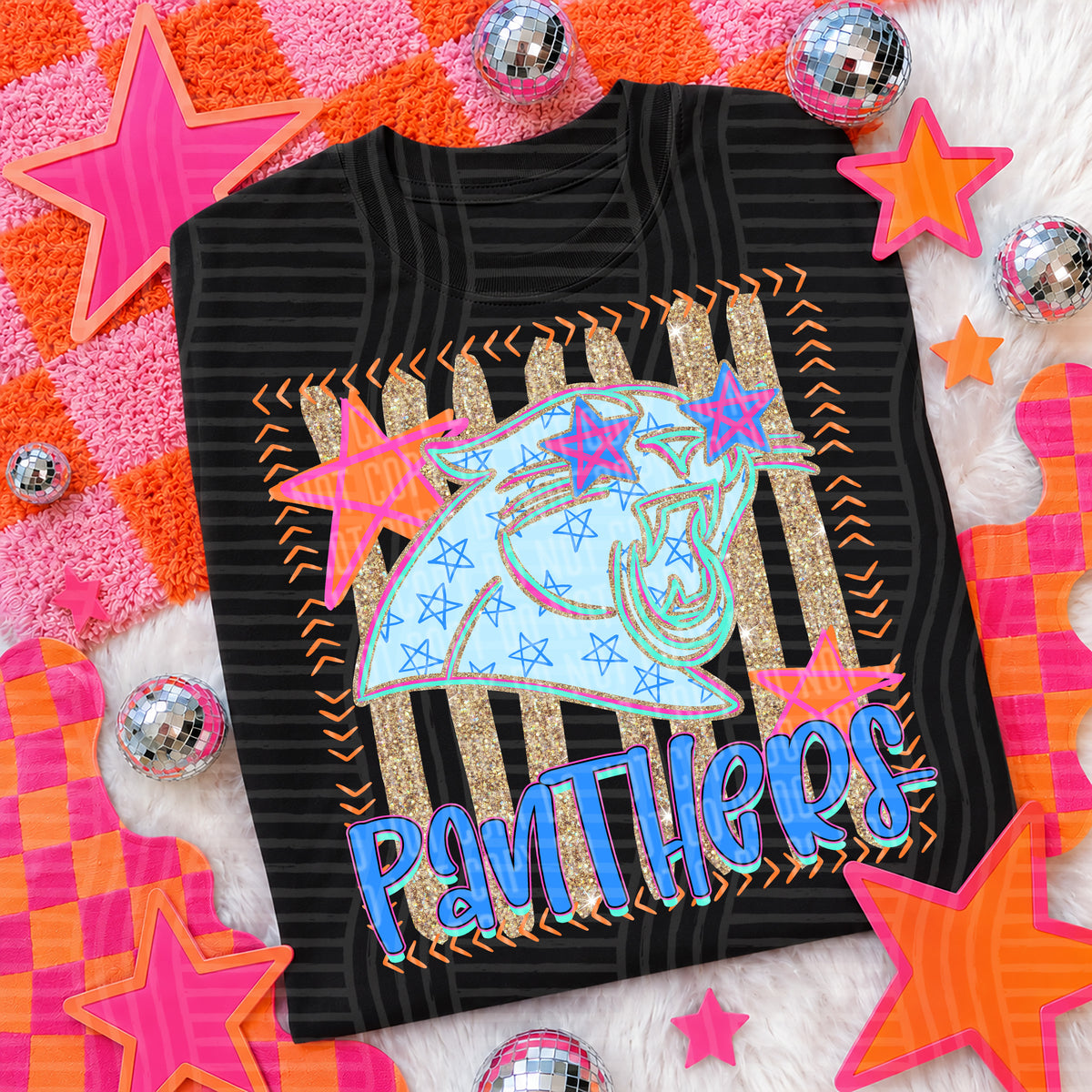 panthers candy pop (caplinger) DTF transfer