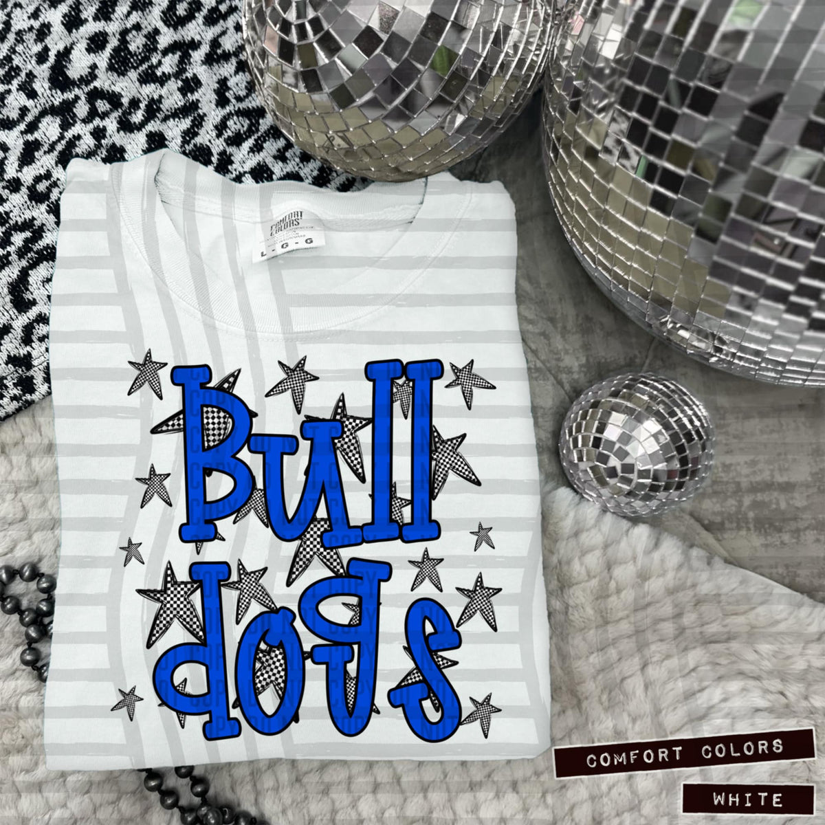 Blue Staggered Mascots (Caplinger)