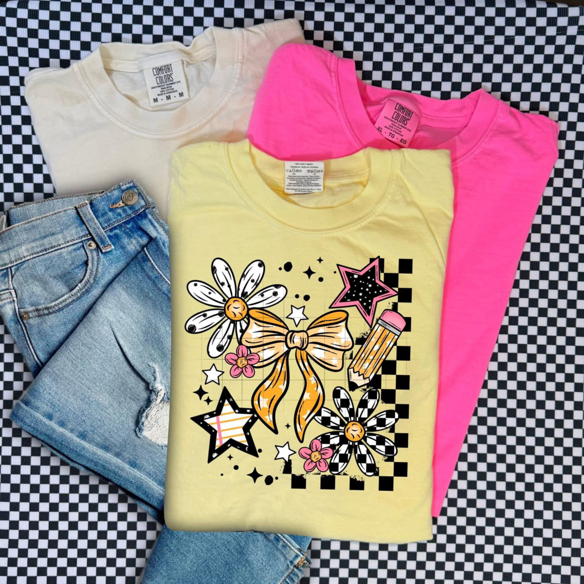 School bow (CSC) 107182 DTF transfer